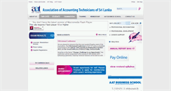 Desktop Screenshot of aatsl.lk